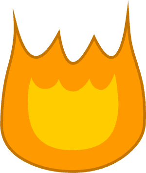 Bfdi Firey Gif , Png Download - Bfdi Firey Jr Body, Transparent Png PNG with transparent background