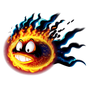 Cartoon Fireball PNG 58 PNG