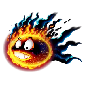 Cartoon Fireball Png 58 PNG Image