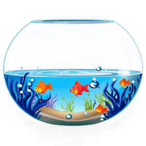 Cartoon Fishbowl PNG 06212024 PNG