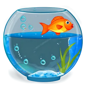 Cartoon Fishbowl Png 06212024 PNG Image