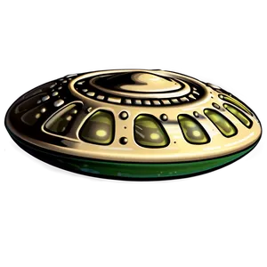 Cartoon Flying Saucer Png Kah PNG Image