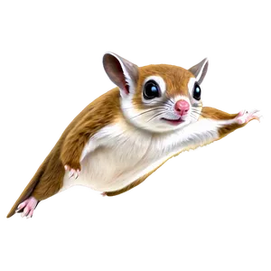 Cartoon Flying Squirrel Png Baa PNG Image