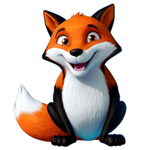 Cartoon Fox Character PNG 05212024 PNG image with transparent background