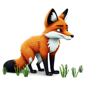 Cartoon Fox Character PNG 05212024 PNG image with transparent background