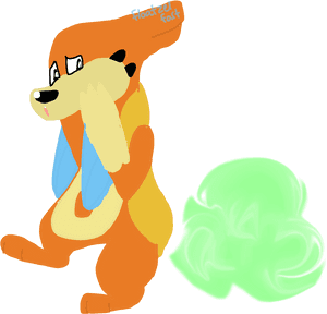 Floatzel Fart - Madre Canguro Dibujos, HD Png Download PNG image with transparent background