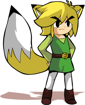 Cute Toon Link - Link Fox, HD Png Download PNG with transparent background