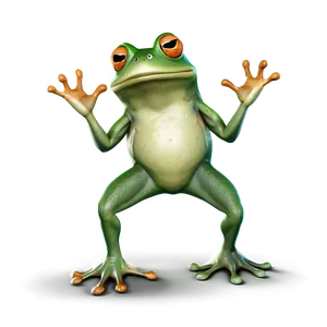 Cartoon Frog Jumping Png Blq PNG Image