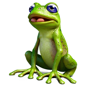 Cartoon Frog PNG xfj78 PNG