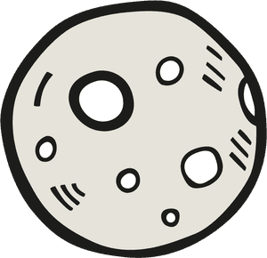 Moon Full Moon Icon - White Full Moon Icon, HD Png Download PNG image with transparent background