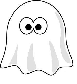 Cartoon Ghost Graphic PNG Image