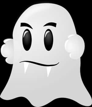Cartoon Ghost Graphic PNG with transparent background