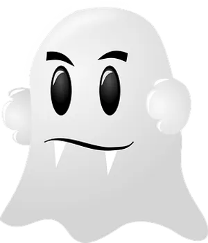 Cartoon Ghost Graphic PNG Image