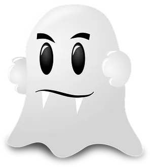 Cartoon Ghost Graphic PNG Image