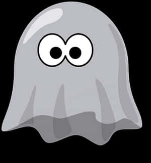 Cartoon Ghost Graphic PNG image with transparent background