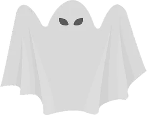 Cartoon Ghost Graphic PNG Image