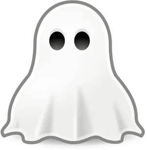 Cartoon Ghost Graphic PNG Image