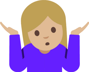 Woman Png -shrug Emoji Android, Hd Png Download - Emoji Transparent Background Shrug, Png Download PNG image with transparent background