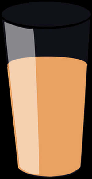 Cartoon Glassof Juice PNG