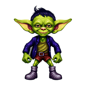 Cartoon Goblin Illustration PNG ydn PNG