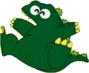 Cartoon Godzilla Parody PNG Image