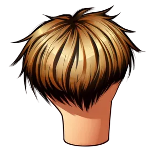 Cartoon Hair Art Png 06272024 PNG Image