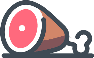 Ham Icon Png, Transparent Png PNG