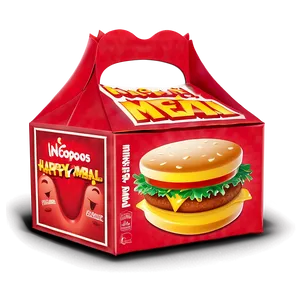 Cartoon Happy Meal Box Png Wji57 PNG Image