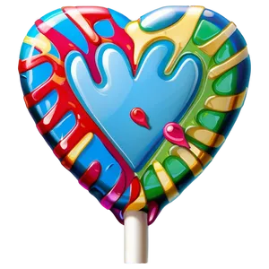 Cartoon Heart Lollipop Png Wcx PNG Image