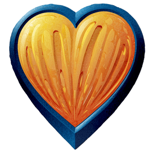Cartoon Heart Outline PNG 75 PNG