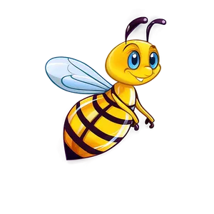 Cartoon Honey Bee Png Ren PNG Image