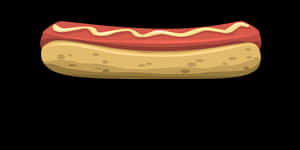 Cartoon Hotdog Illustration PNG image with transparent background