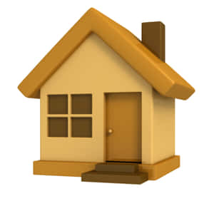 Cartoon House Icon PNG image with transparent background