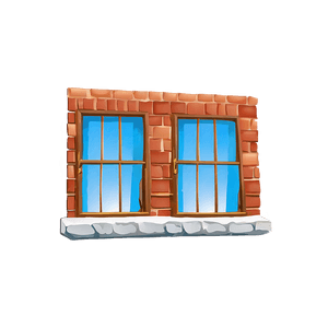 Cartoon House Windows PNG 9 PNG image with transparent background