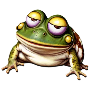 Cartoon Hypnotoad Art Png Nyk PNG Image