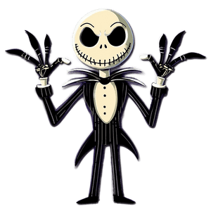 Cartoon Jack Skellington PNG djp5 PNG with transparent background