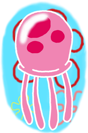 Collection Of Spongebob - Gambar Ubur Ubur Kartun Spongebob, HD Png Download PNG image with transparent background