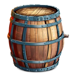 Cartoon Keg Png Evt PNG Image