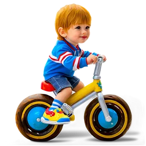 Cartoon Kid Riding A Bike Png Jjc42 PNG Image