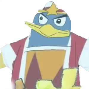 Cartoon King Penguin Character PNG Image