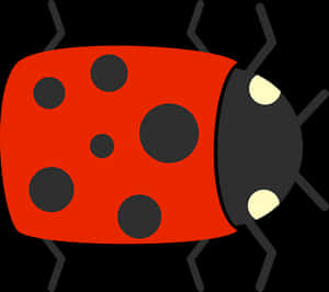 Cartoon Ladybug Illustration PNG image with transparent background