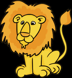 Cartoon_ Lion_ Illustration.png PNG image with transparent background