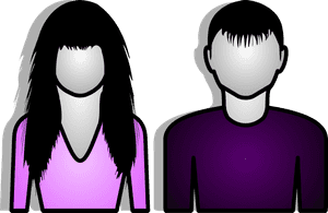 Transparent Man And Woman Clipart - Male & Female Icon, HD Png Download PNG with transparent background
