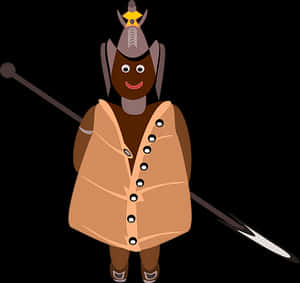 Cartoon Medieval Knight PNG image with transparent background