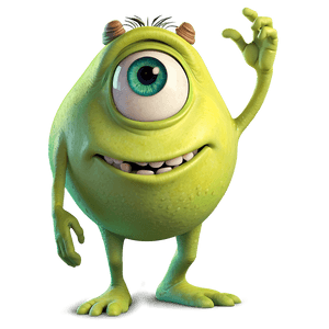 Cartoon Mike Wazowski PNG gyo59 PNG image with transparent background