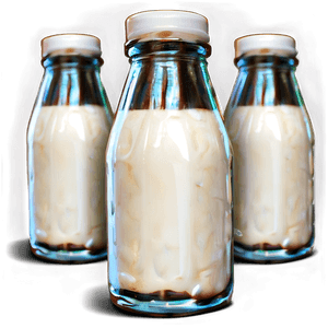 Cartoon Milk Bottle PNG 06212024 PNG