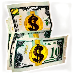 Cartoon Money B PNG Image