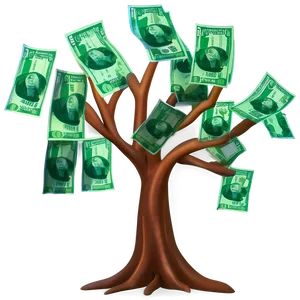 Cartoon Money Tree Png 06132024 PNG Image