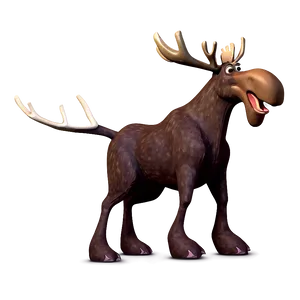 Cartoon Moose Character Png 50 PNG Image