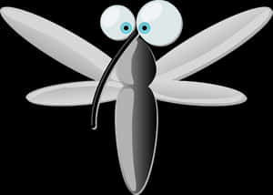 Cartoon Mosquito Vector Illustration PNG image with transparent background